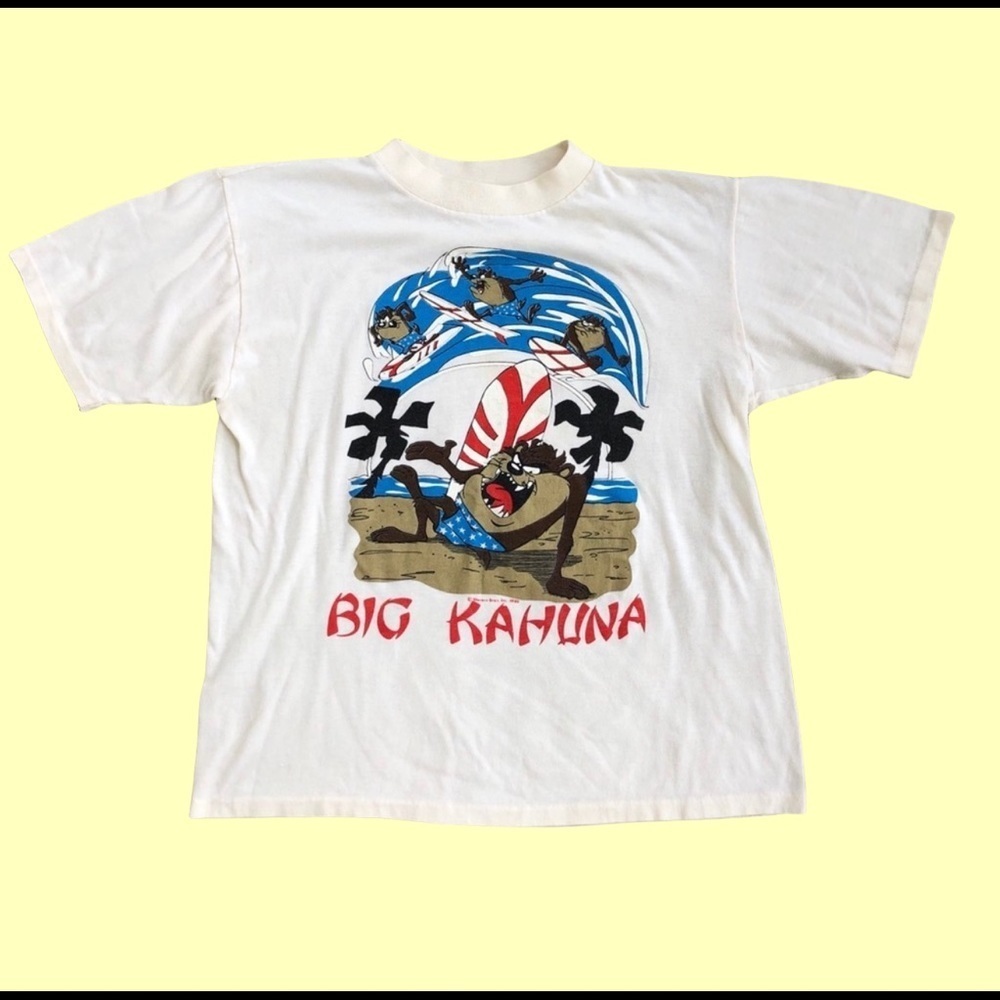 Vintage‎ Taz Mania Big Kahuna single stitch t shirt